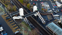 Port Glasgow Access for All opening event drone image